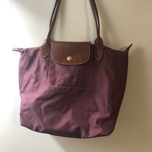 Le Pliage top handle tote bag- used